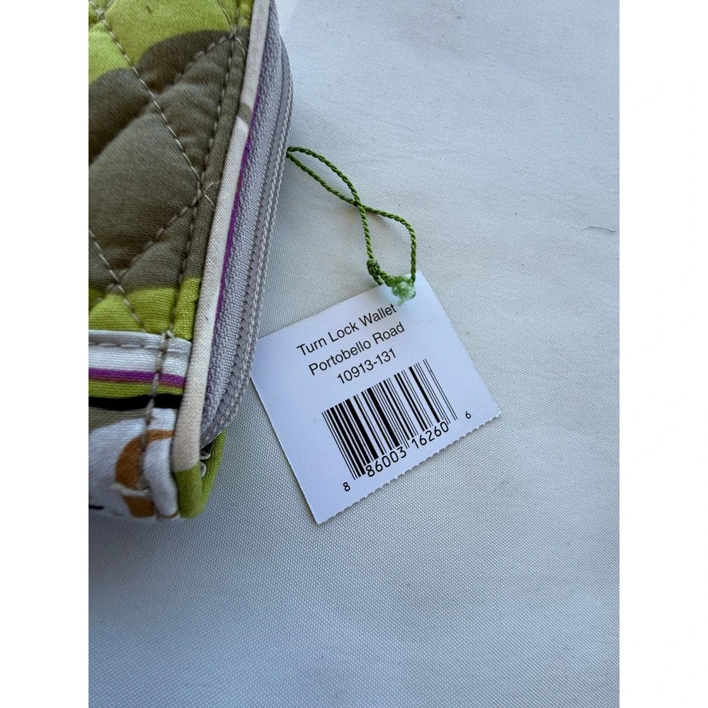 Vera Bradley Turn Lock‎ Wallet Portobello Road Floral Quilted Cotton NEW - Picture 3 of 13